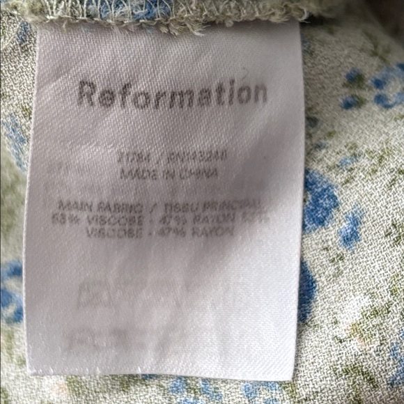 REFORMATION DITSY FLORAL MIDI DRESS - Picture 7 of 7